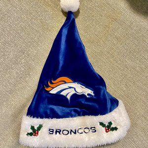NFL | Adult Denver Bronco Holiday Santa Hat